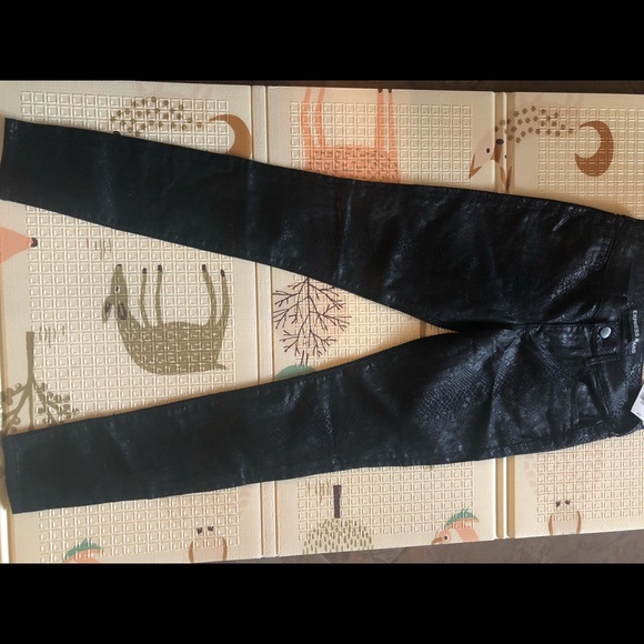 Snakeskin print black Express Jeans - Picture 5 of 6